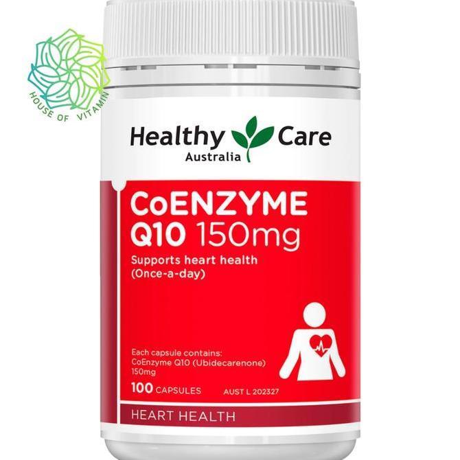 Cod,Bisa- Healthy Care Coenzyme Q10 Coq10 150Mg 100 Capsules Co 150 Mg Kapsul