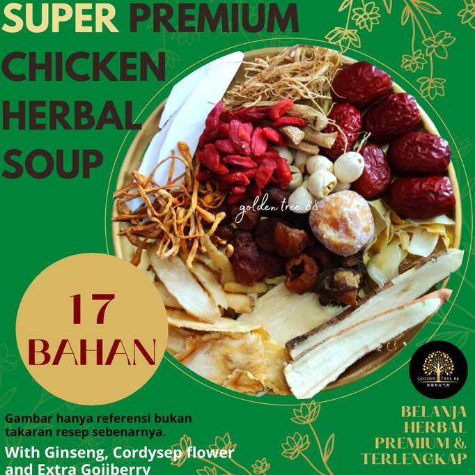 Foodgret- Super Tim Ayam Ginseng Terlengkap 17 Bahan Ciapo Chicken Herbal Soup