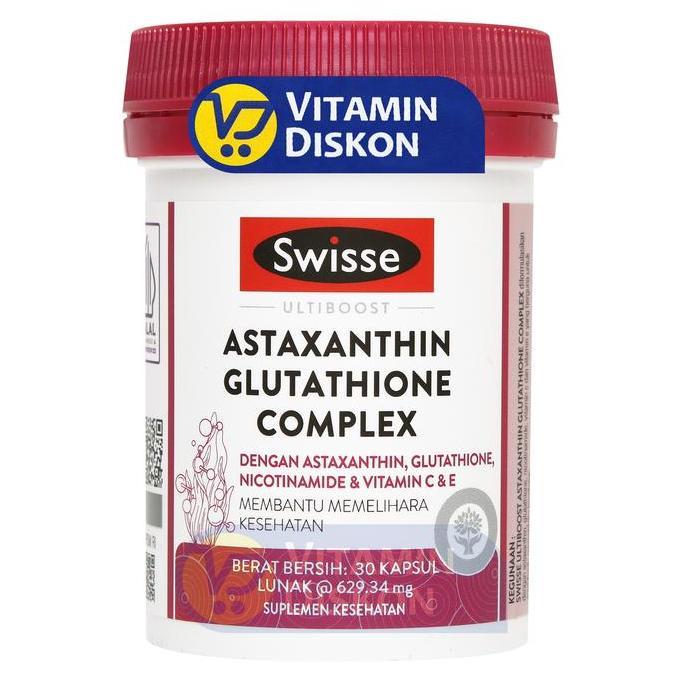 Cod,Bisa- Swisse Astaxanthin Glutathione Plus 30 Tablet