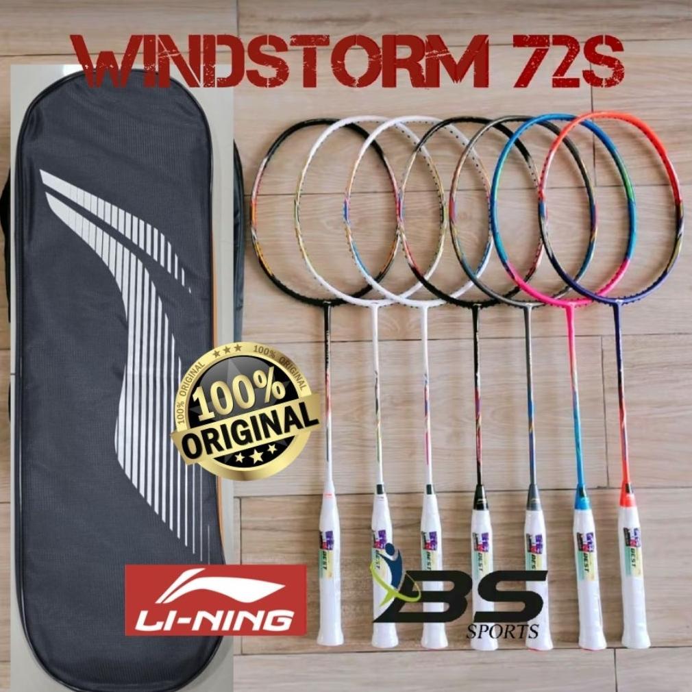RAKET BADMINTON LINING WINDSTORM 72S WINDSTORM 72 S WS72S WS 72 S ORIGINAL