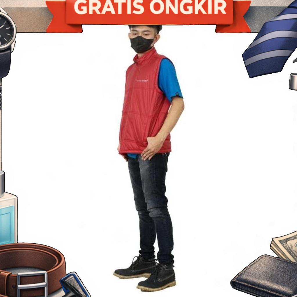 Rompi Kalibre Vest Jaket 970484 Red Rompi Motor