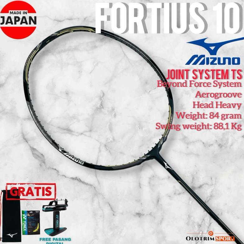 Raket Badminton MIZUNO FORTIUS 10 MADE IN JAPAN FORTIUS10 Original