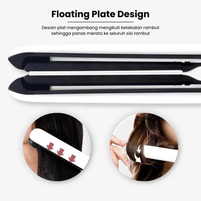 Ayokirim- Vivid&Vogue Onlife 2In1 Hair Styler Hiron Catokan Ceramic Tourmaline Pelurus & Pengeriting