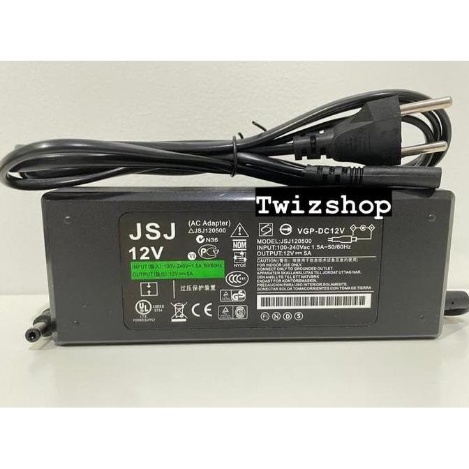 Fastrik- Adaptor 12V 5A / Adaptor Dc 12 Volt 5 Ampere