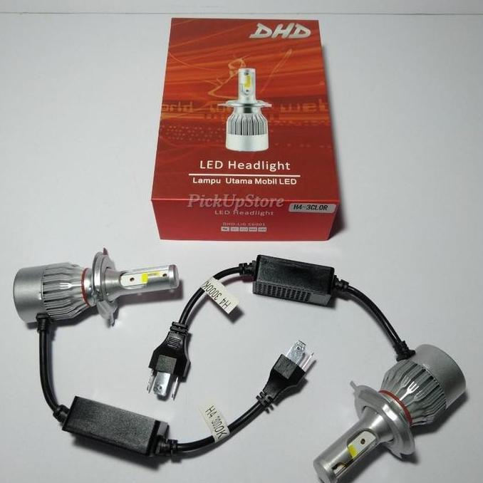 LED Headlight Lampu Utama Mobil DHD H4
