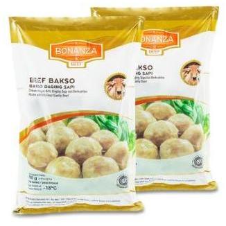 Rouge- Bakso Sapi Bonanza Import Premium 500 Gram | Meatball Beef Ball
