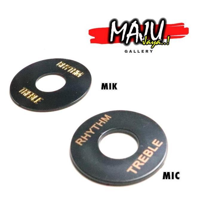 Cover Ring Cincin Tutup Toggle Switch 3 Way Hitam Ibanez Gibson Prs