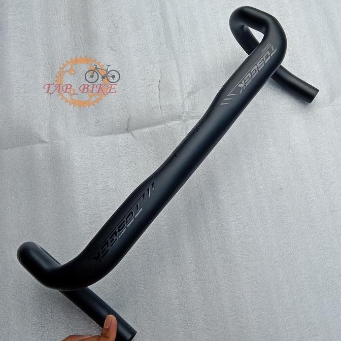 Dropbar Toseek Carbon Matte/Black - Handle Dropbar Sepeda Balap Roadbike