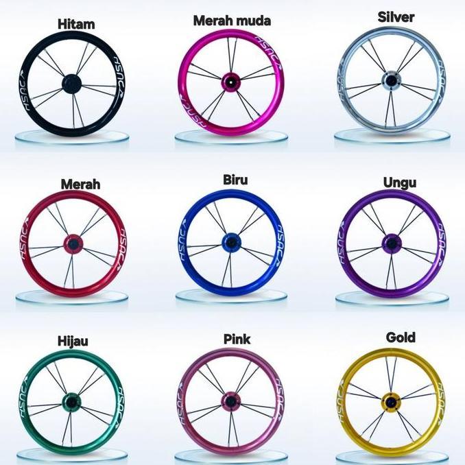 Xpush Wheelset 12 Inch Pushbike Balance Bike Velg Sepeda Anak Push Bike