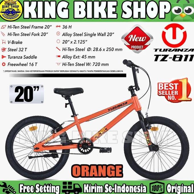 Sepeda Anak Laki-Laki BMX TURANZA TZ-811 20 Inch