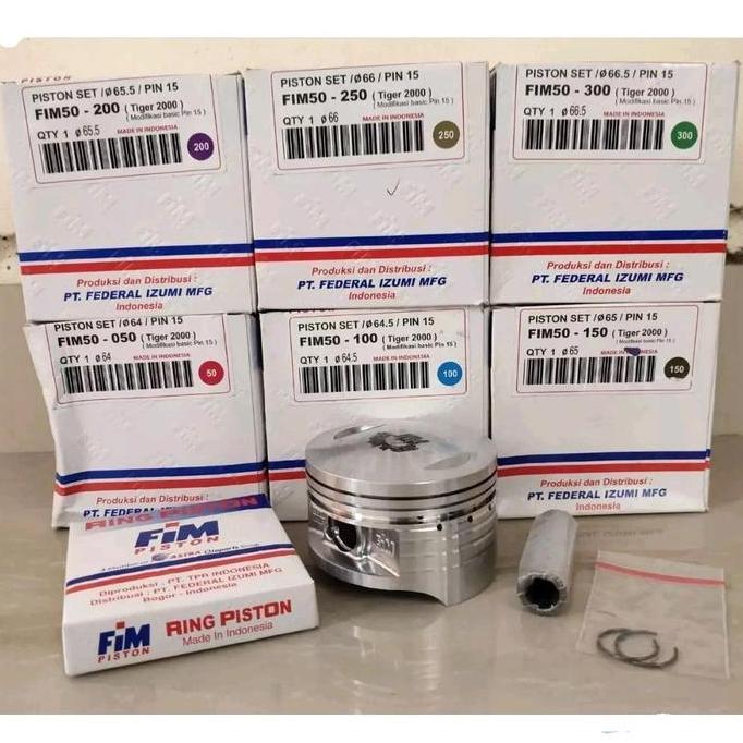 Look- Piston Kit Fim Tiger Fim50 Std Os 0/50/100/150/200/250/300