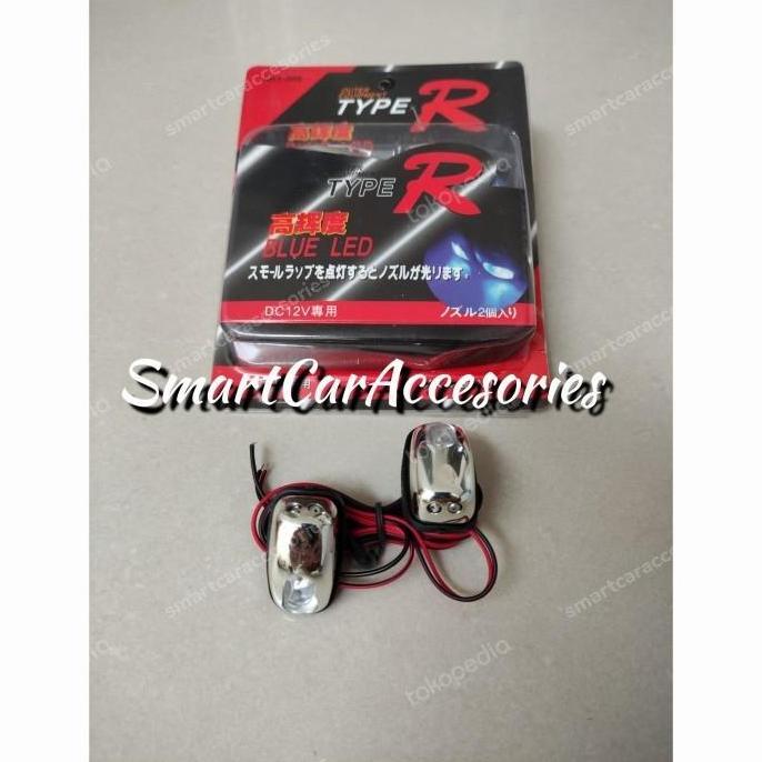 Yesss- Variasi Wind Washer Nozzle Semprotan Air Wiper Led Rgb Universal