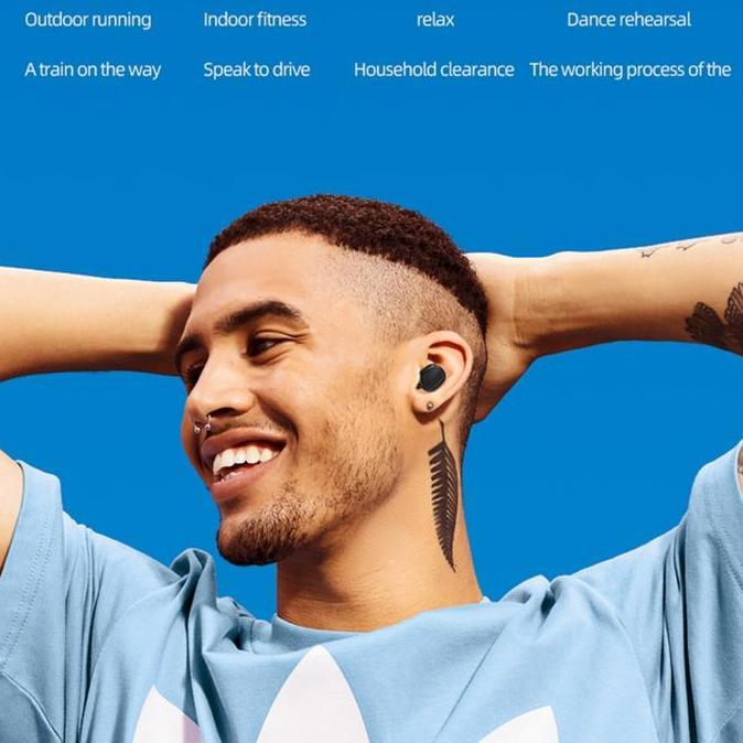 Tws Earphone True Wireless Bluetooth With Charging Dock - A6S