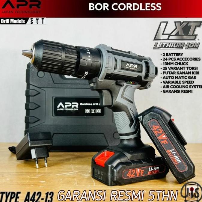 Bestone- uciha type 42v impact drill baterai cordless mesin bor beton besi kayu