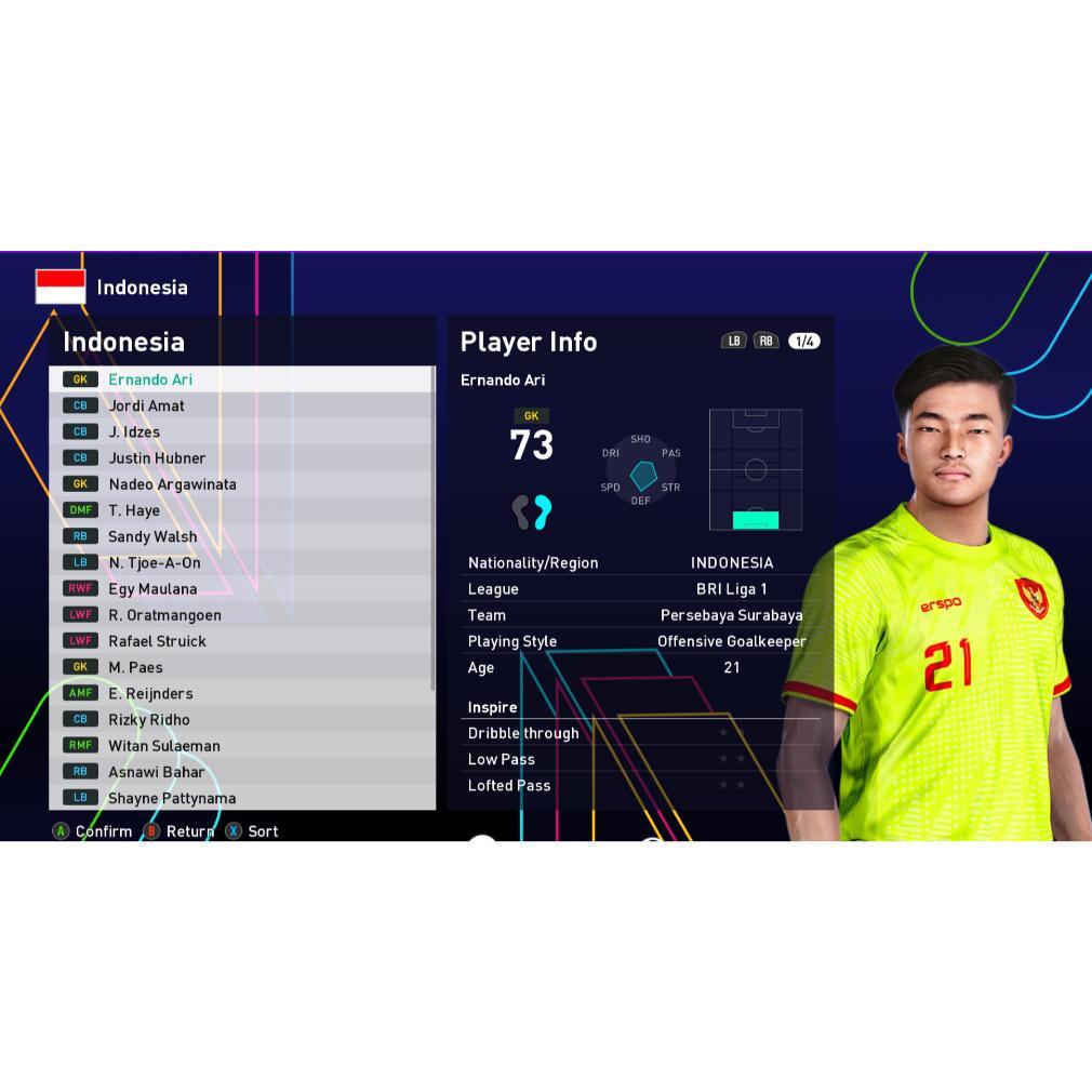 eFootball PES 2021 / PES21 (PC - Flashdisk 64GB) Include Liga BRI dan Timnas Indonesia