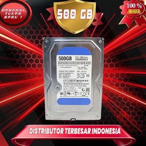HARDISK 500GB SATA 3,5" INCHI -HDD 500GB PC CPU BARU 0 DAYS