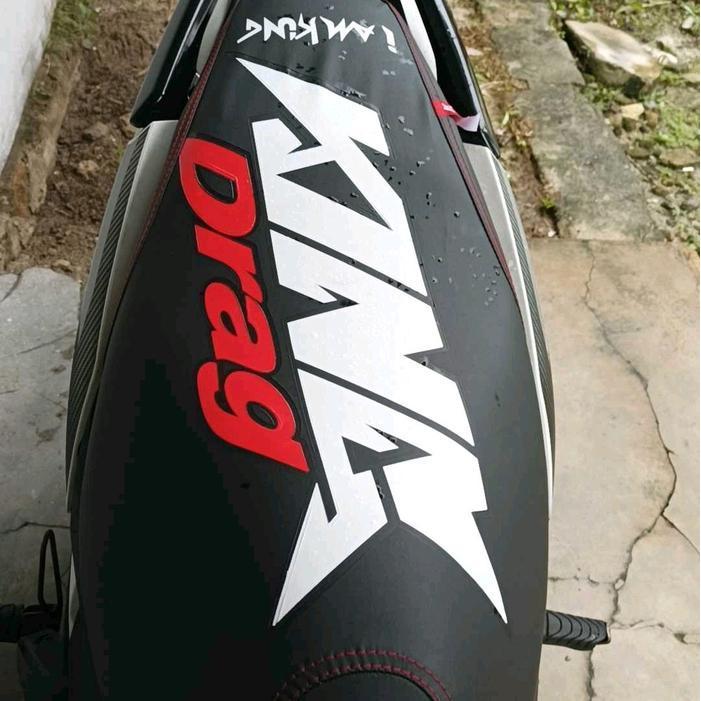 Kulit Jok Kingdrag Malaysia(Pemasangan Memakai Staples) Sesuai Type Motornya Motor  Motorcycle Kulit