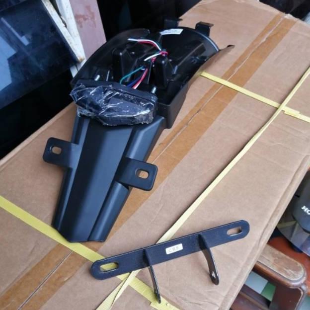 Spakbor belakang crf 150 l dudukan plat nomer besi crf 150 l stoplamp crf 150