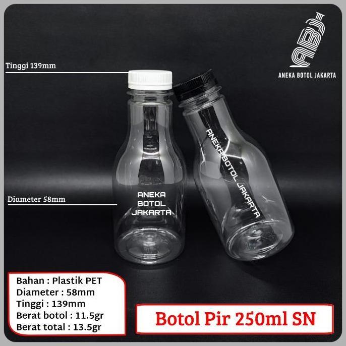 Botol pir 250 ml / Botol plastik 250 ml
