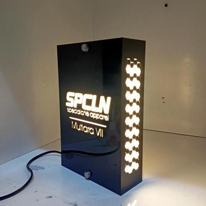 TERBARU Nomor Rumah Akrilik sudut / Nomor Rumah Lampu