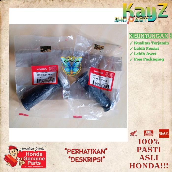 Karet Gas Hand Grip Scoopy K2F Original 53140 53166K2Fn80 Original Dan Terpercaya