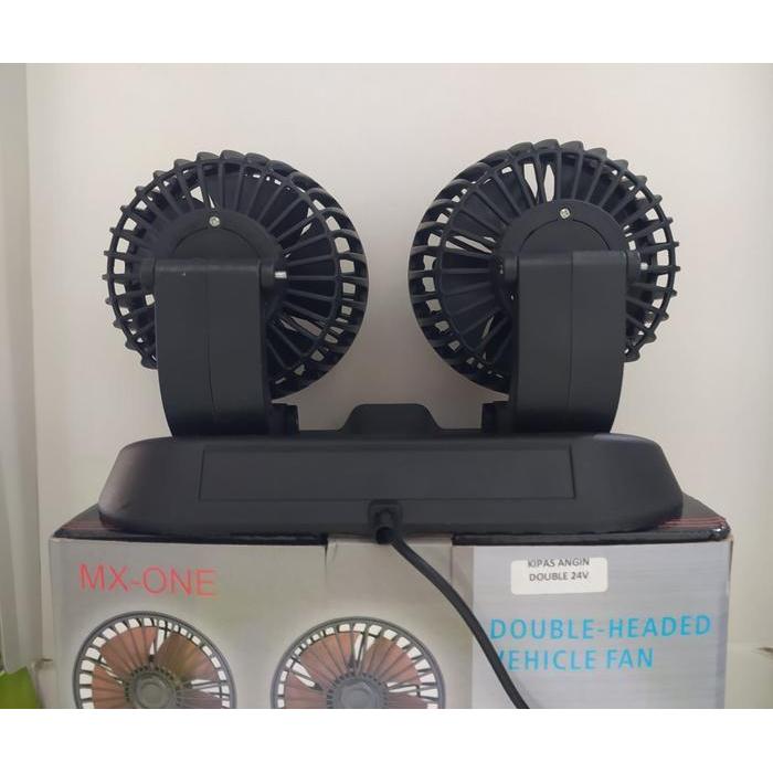 Kipas Mobil Double Blower Kecil 24V Original Dan Terpercaya