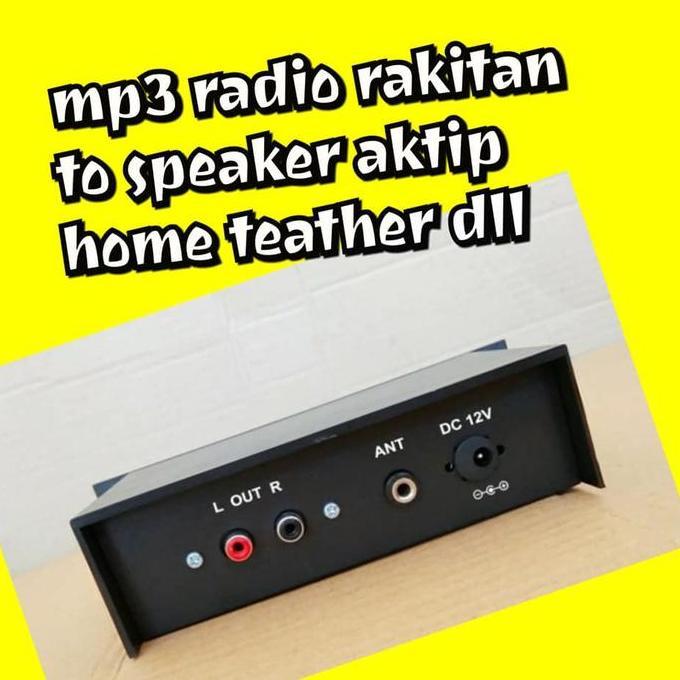 Bestone- RAKITAN MP3 RADIO PLAYER Bluetooth 5.0 Player + Adaptor 12V MP3 Player