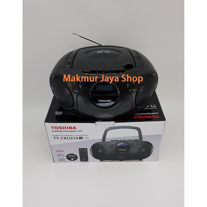 Bestone- Mini Compo CD Player/Tape Kaset/Radio Toshiba TY-CKU310K Black