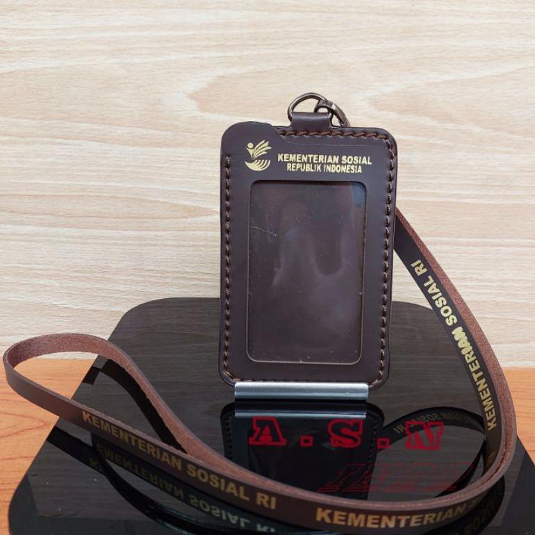 Id Card Kulit KEMENSOS Id Card Kulit Kementerian Sosial