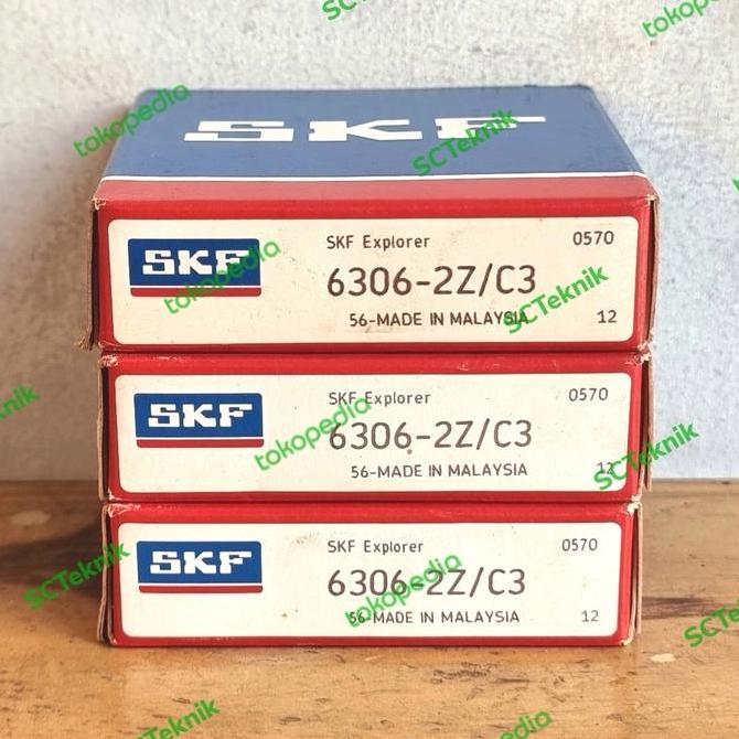 Ball Bearing 6306 2Z C3 / 6306-2Z/C3 SKF Orinal