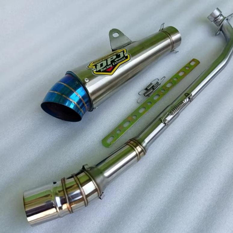 Promo  Kenalpot Racing Dpj Jigsaw Blue Ngker Pnp Motor Jupiter Vega Grand Astrea Supra Kaze Smash C7