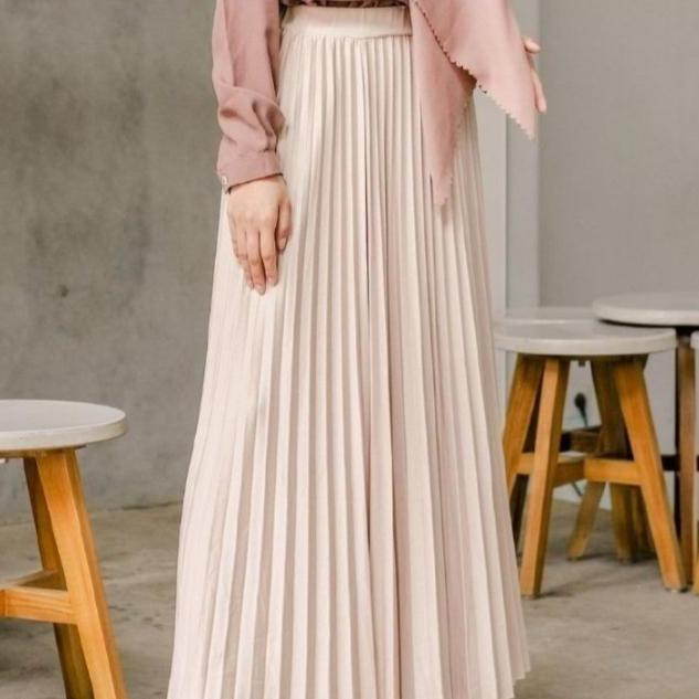 ROK PLISKET PANJANG PREMIUM IMPORT KOREA/ROK MODEL A TEBAL BAGUS