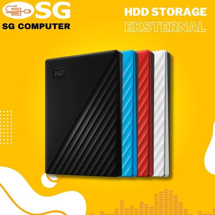 WD MY PASPORT HDD HARDDISK EXTERNAL 2TB