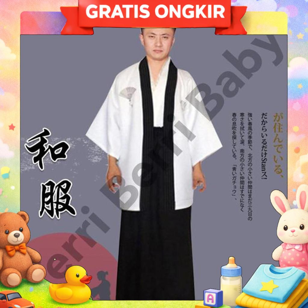Hakama Kimono Yukata Anak Dan Dewasa Pakaian Tradisonal Jepang Hanfu