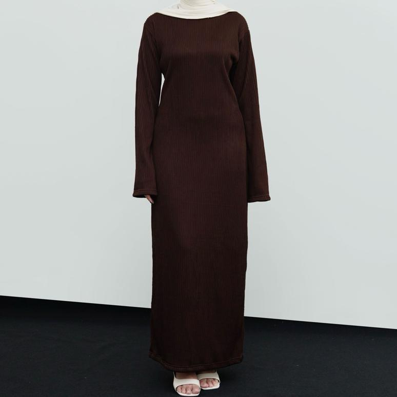 Big Promo Lookme.Coo - Gauri Dress Knit Plisket Premium