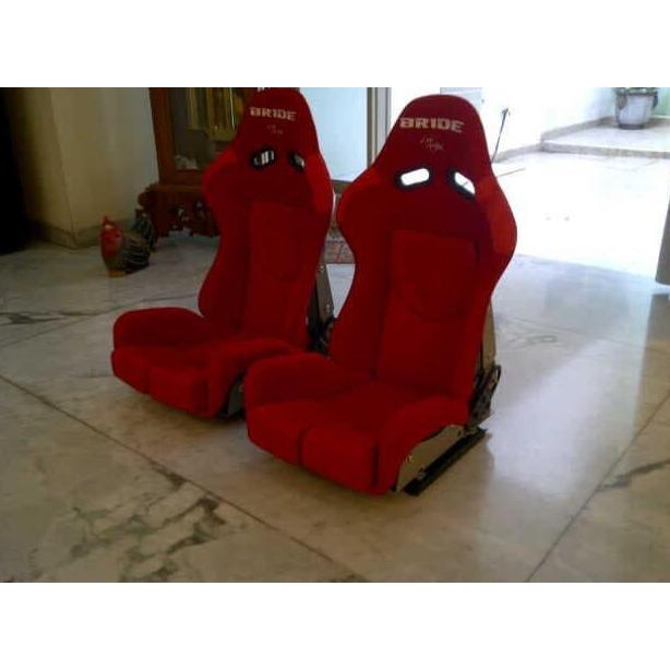Racing Seat Jok Bride Low Max Carbon Black Red