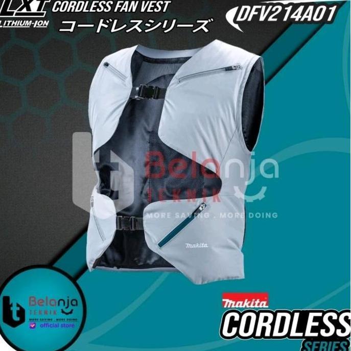 PROMO Makita rompi kipas angin baterai DFV214A01 fan vest unit only Size L BISA GOSEND