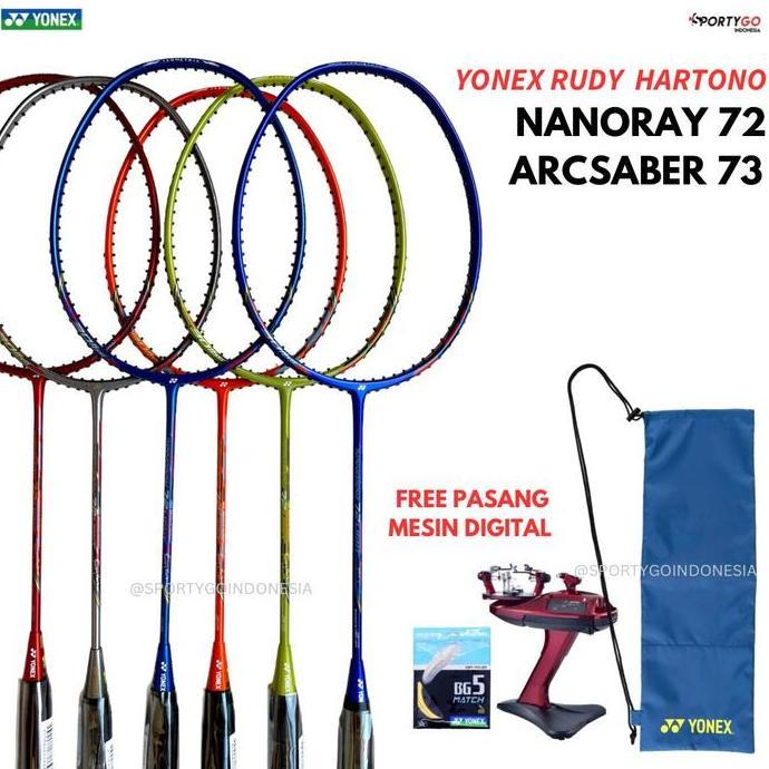 Termurah Raket Badminton Yonex Nanoray 72 Light Rudi Hartono Original