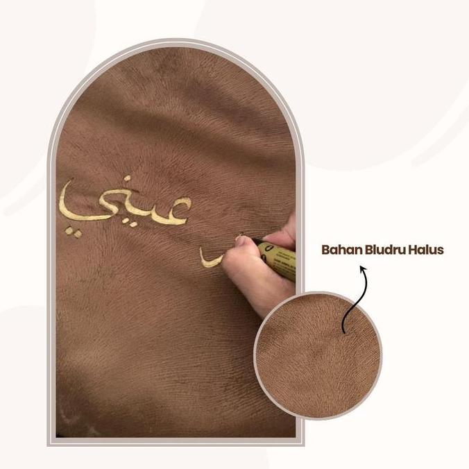 Thebest- SAJADAH TRAVEL CUSTOM / UKIR NAMA