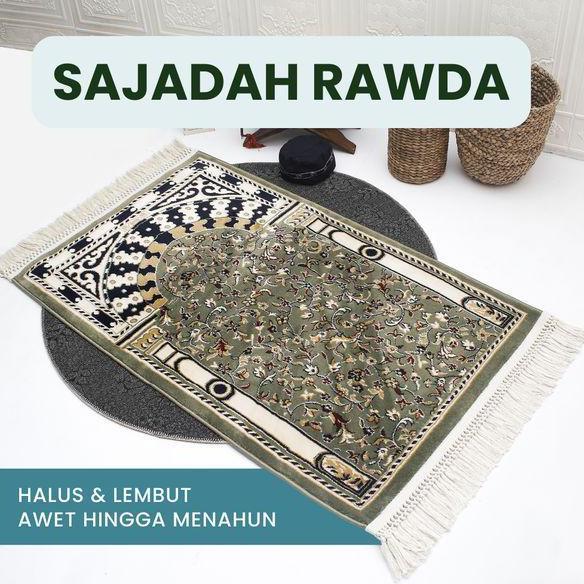 Thebest- Sajadah Tebal / Sajadah Al Rawda Original & Sajadah Masjid Nabawi