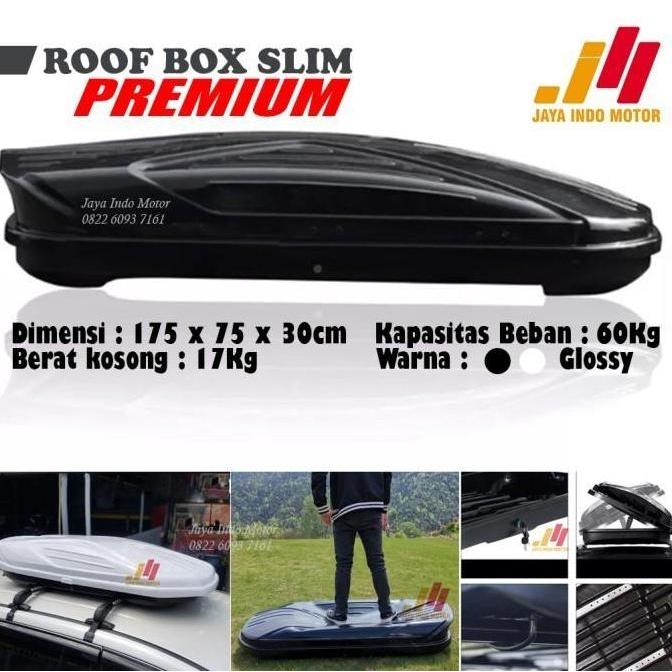 Promo Roof Box Roofbox xpander bagasi atas mobil Glossy slim Abs Diskon
