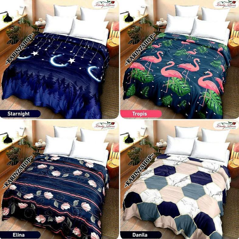 Selimut Lady Rose Uk. 160x200  Cm STARNIGHT/TROPIS/DANILA/ELINA
