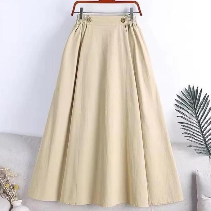 Promo  Rok Nathas Rok Panjang Wanita Rok Wanita Korean Style Casual
