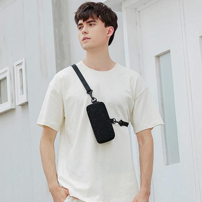 Tas Ponsel Pria Tas Wanita Menggantung Leher Tas Handphone Mini Tas HP