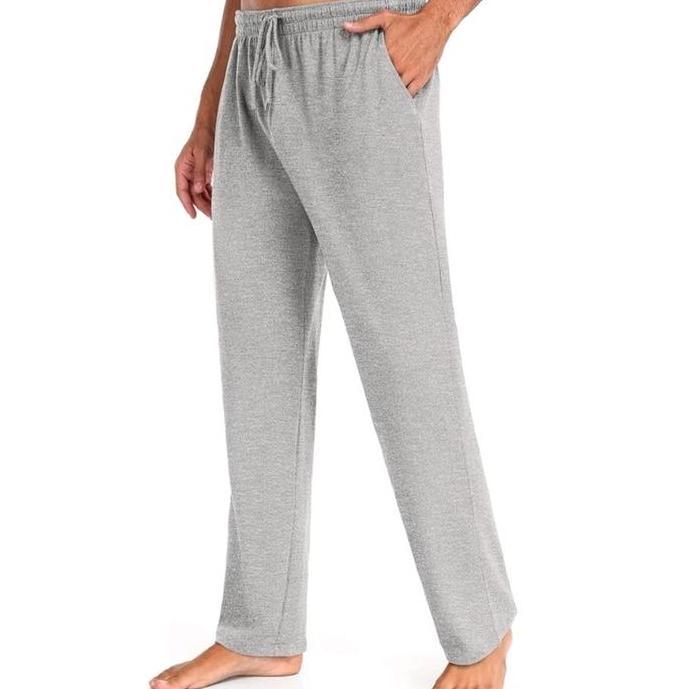 Moumentix- Celana Training Olahraga Sport Pria Wanita Bahan Babytery Nyaman Abu Glp Hitam Navy Putih