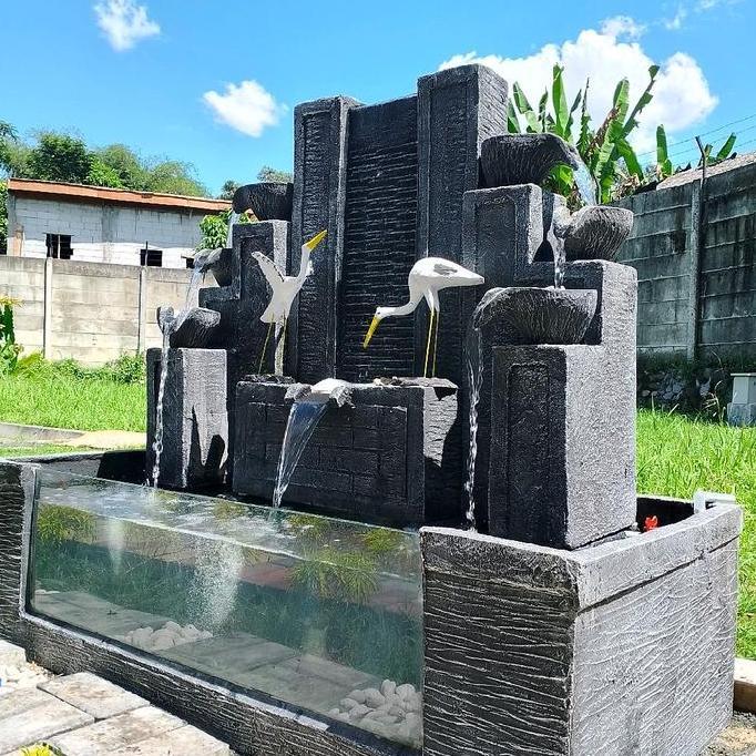 Terlaris Air Mancur Taman Kolam Filter Hiasan Taman Gratis Lampu Media Filter Mesin Air Mancur