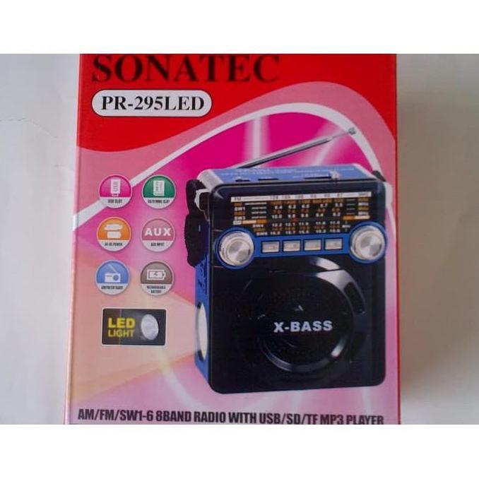 Bestone- Radio SONATEC PR-295LED / PR295 support USB/SD+Senter