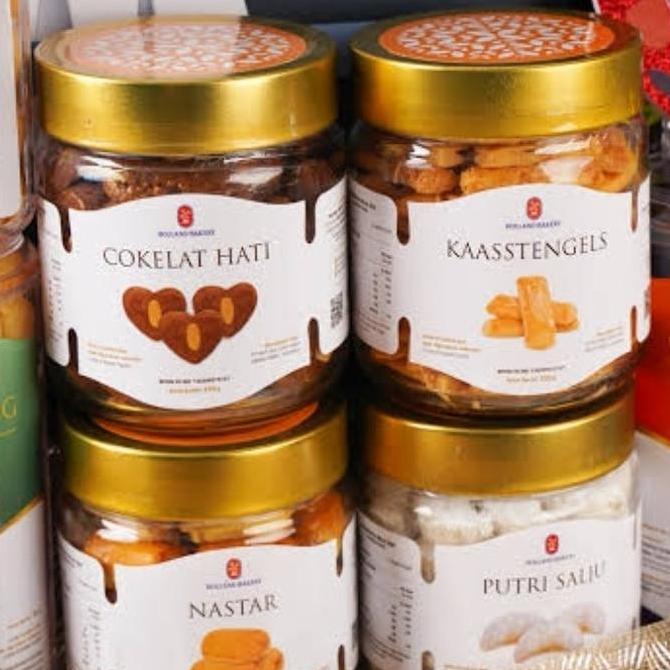 Kue Kering Holland Bakery Toples Kaca Silinder