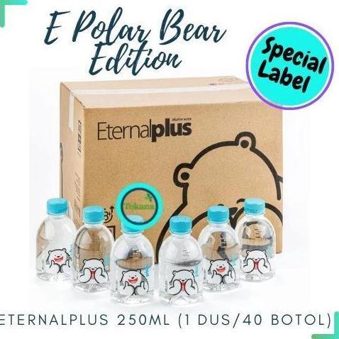 promo - eternal plus e+ 250ml - air mineral alkaline ph8+ 1 dus 40pcs