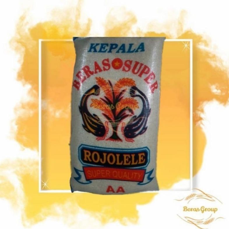 BERAS KEPALA ROJOLELE SUPER 10 LITER - BERAS ROJOLELE 10LITER